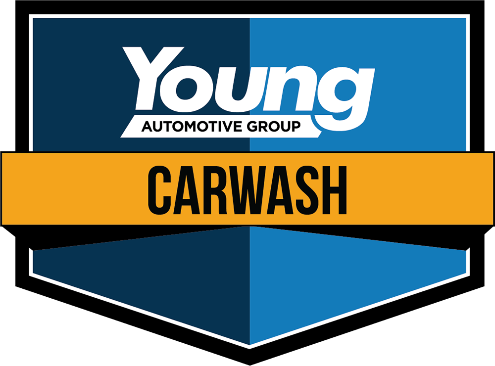 Young car wash logo header