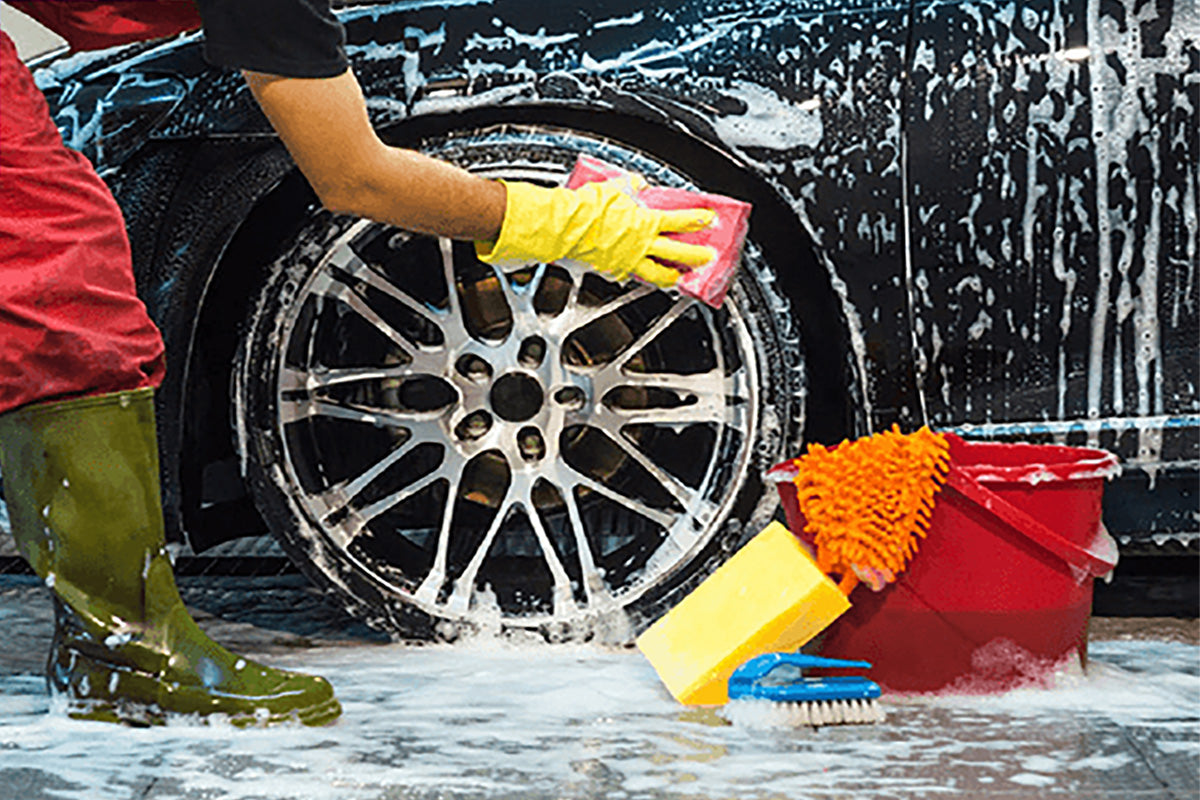 Wheel Washer - $23.99Includes Basic wash plus a cleaning of the undercarriage and a great wheel washer to remove road grit:Wheel WasherFoam BathUndercarriage